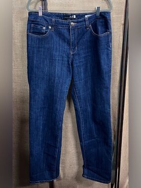 Seven7 Straight Leg Jeans in Dark Blue
